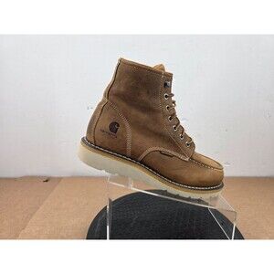 Carhartt Women's 6" Moc Toe Soft Toe Waterproof Work Boot FW6025-W Size 9.5